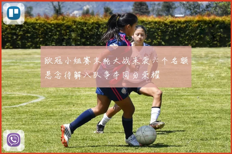 欧冠小组赛末轮大战来袭六个名额悬念待解八队争夺同分荣耀